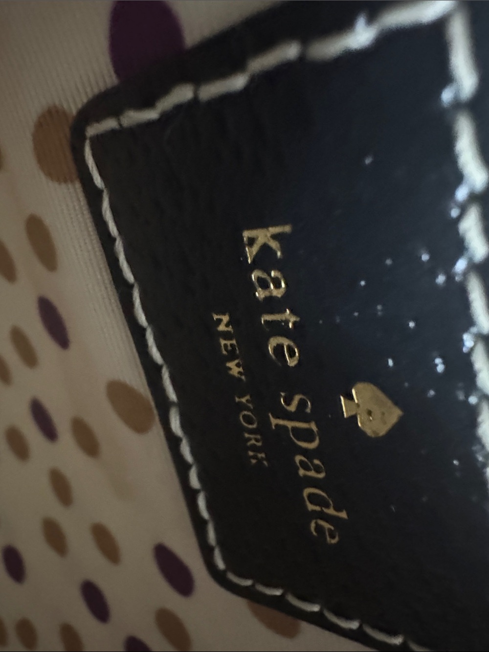 kate spade Black and White Two-Tone Tote with Matching Wristlet - Picture 7 of 13